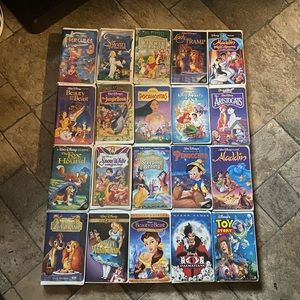 VHS Disney tapes
